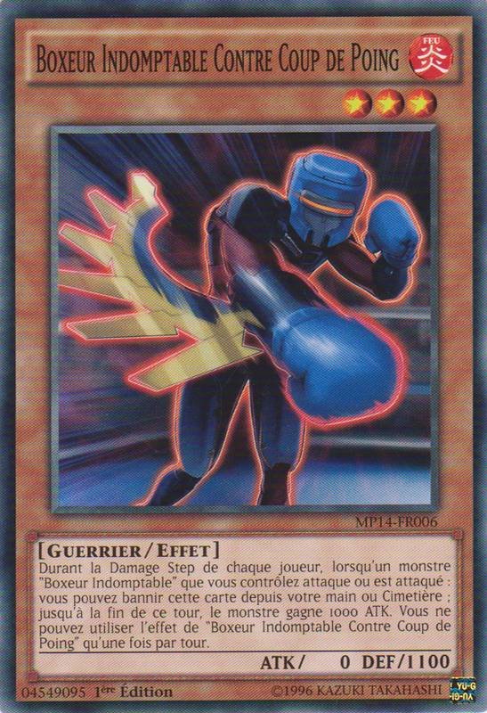 Boxeur Indomptable Contre Coup De Poing