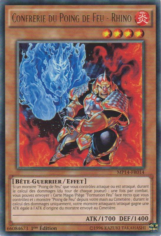 Confrérie du Poing de Feu - Rhino