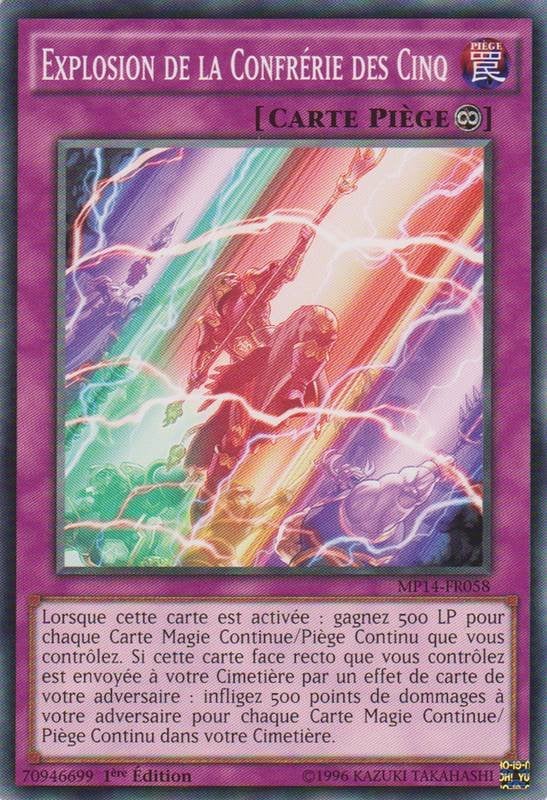 Explosion de la Confrérie des Cinq