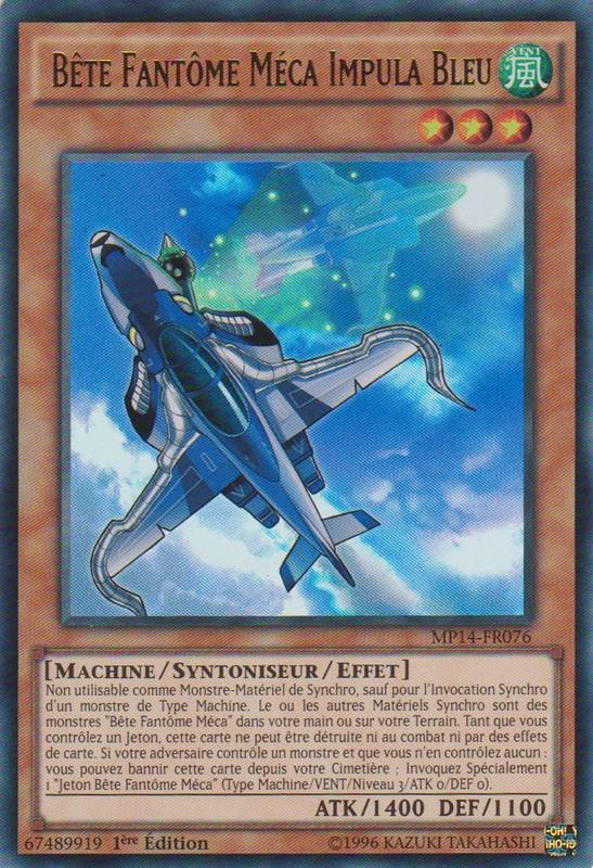 Bête Fantôme Méca Impula Bleu