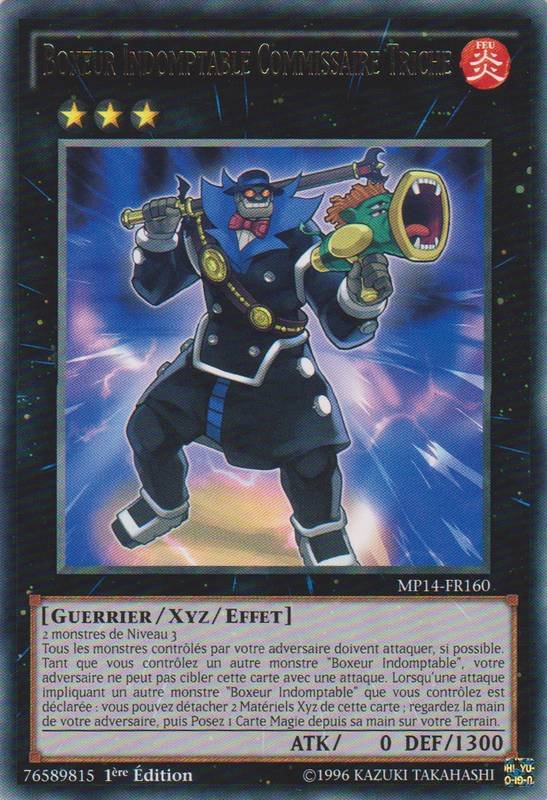 Boxeur Indomptable Commissaire Triche
