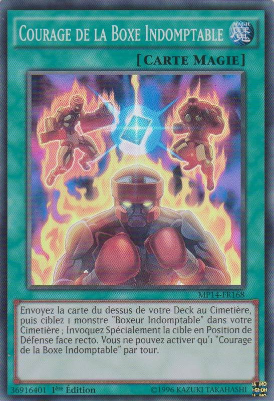 Courage de la Boxe Indomptable