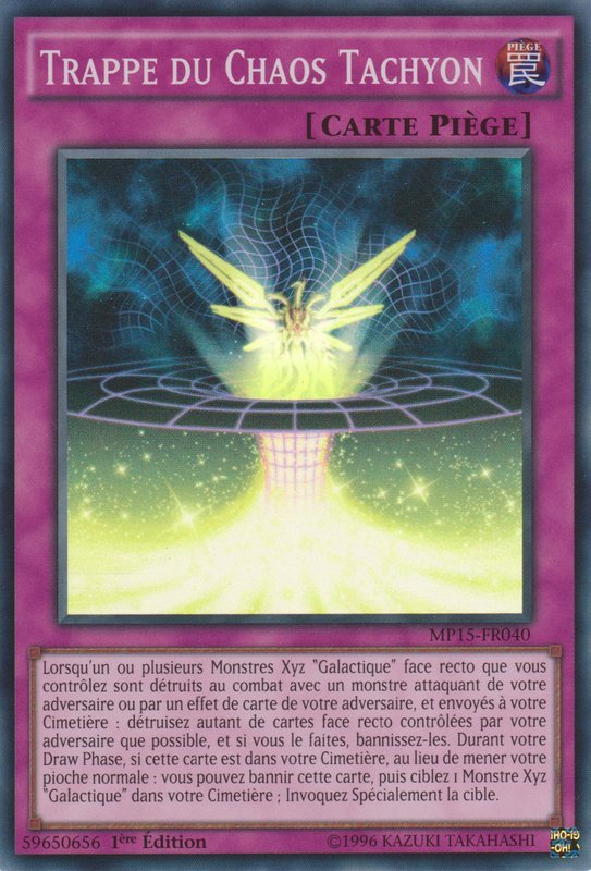 Trappe du Chaos Tachyon