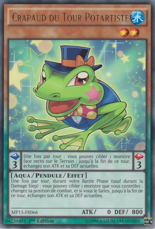 Crapaud du Tour Potartiste