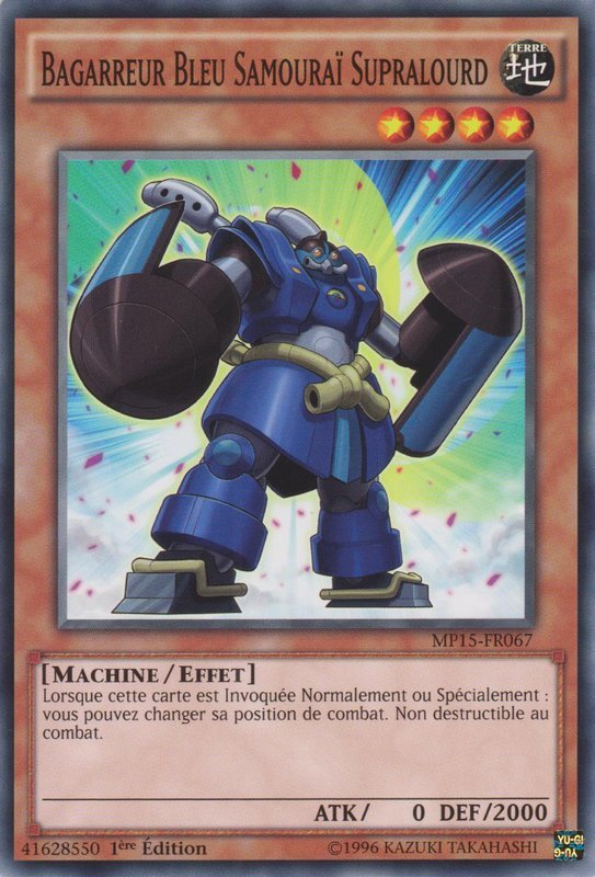 Bagarreur Bleu Samouraï Supralourd