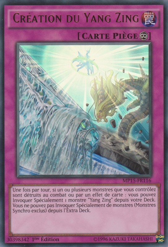 Création du Yang Zing