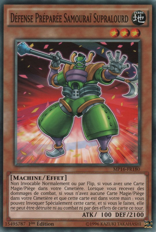 Superheavy Samurai Prepped Defense