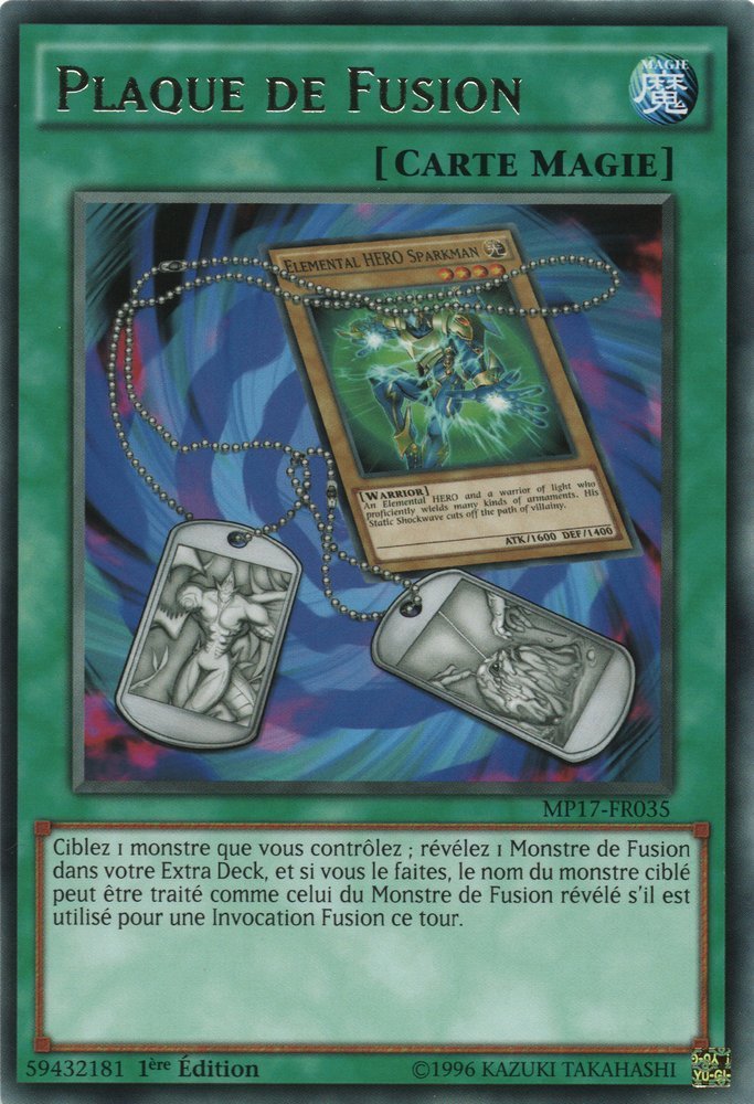 Plaque de Fusion
