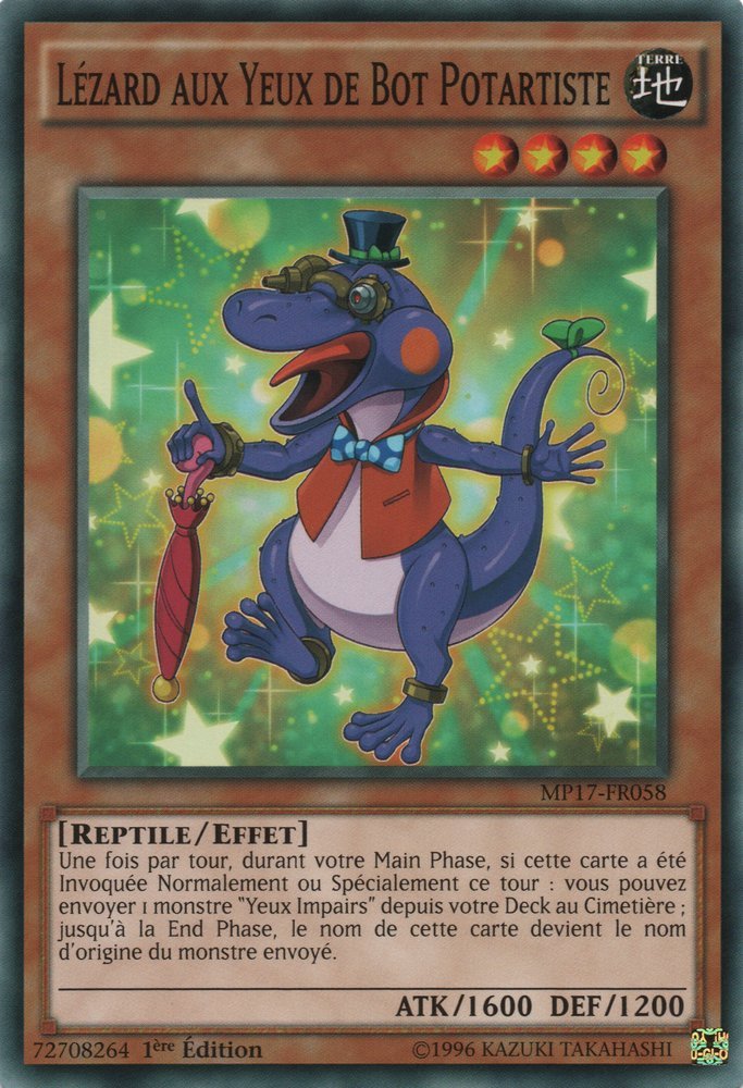 Lézard aux Yeux de Bot Potartiste