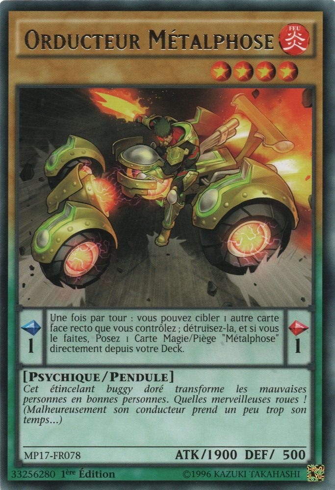 Orducteur Métalphose