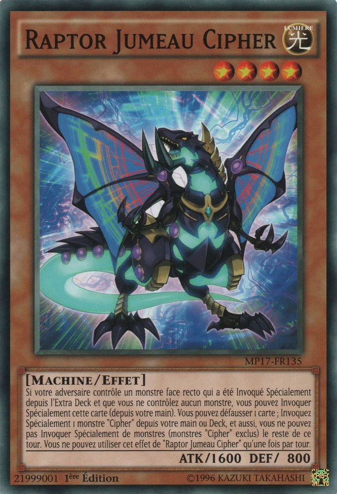 Raptor Jumeau Cipher