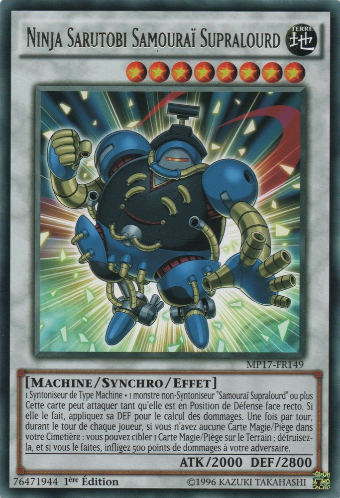 Ninja Sarutobi Samouraï Supralourd