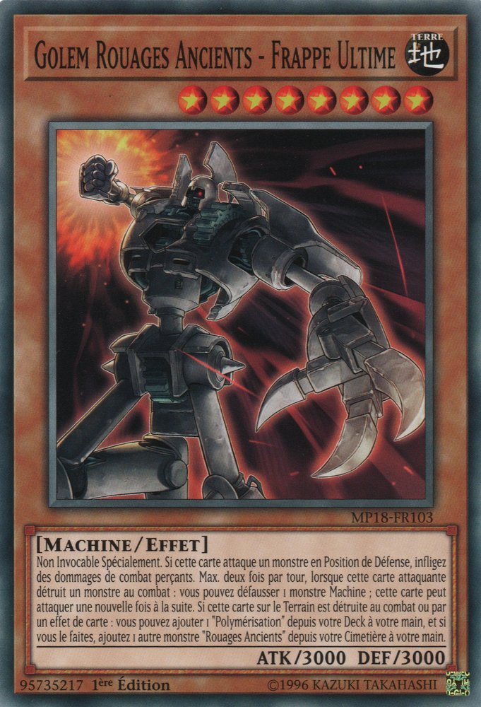 Golem Rouages Ancients - Frappe Ultime