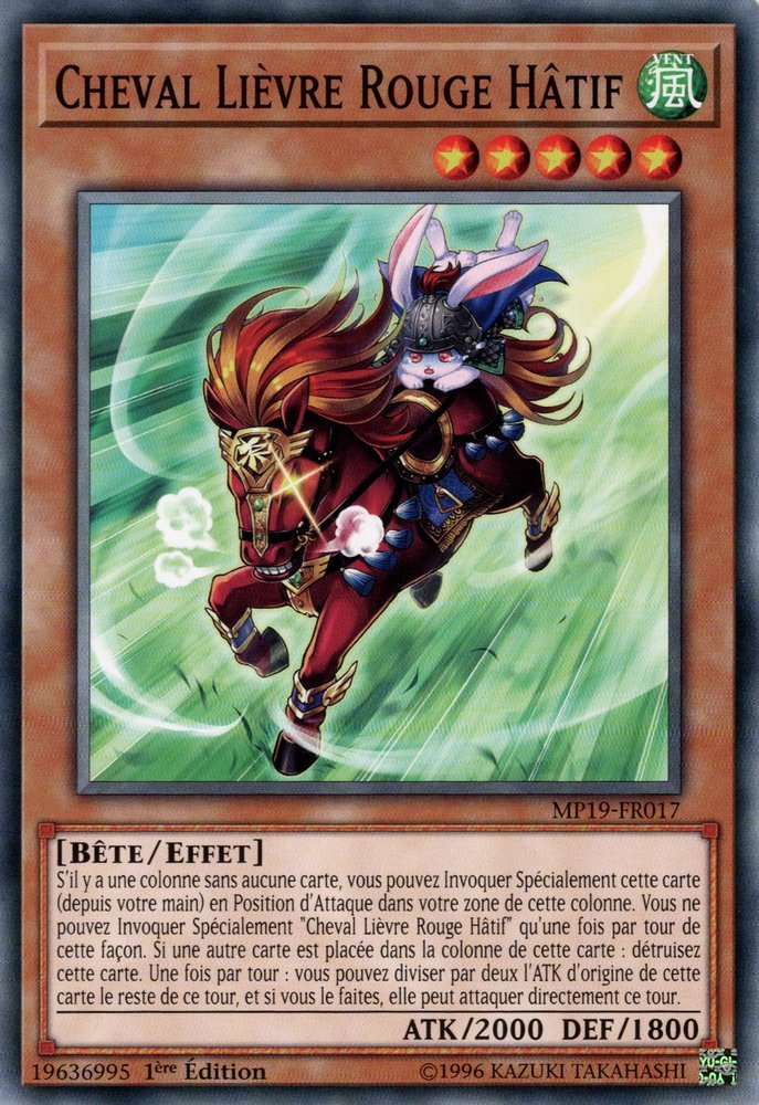 Cheval Lièvre Rouge Hâtif
