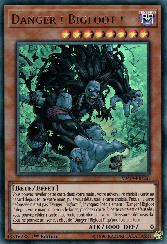Danger ! Bigfoot !