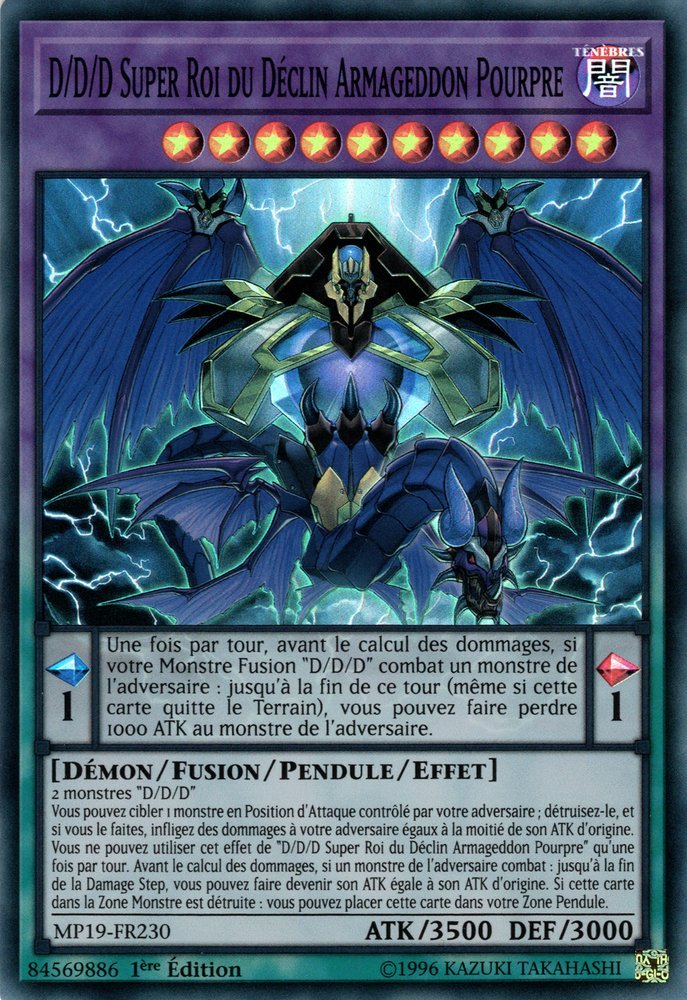 D/D/D Super Roi du Déclin Armageddon Pourpre