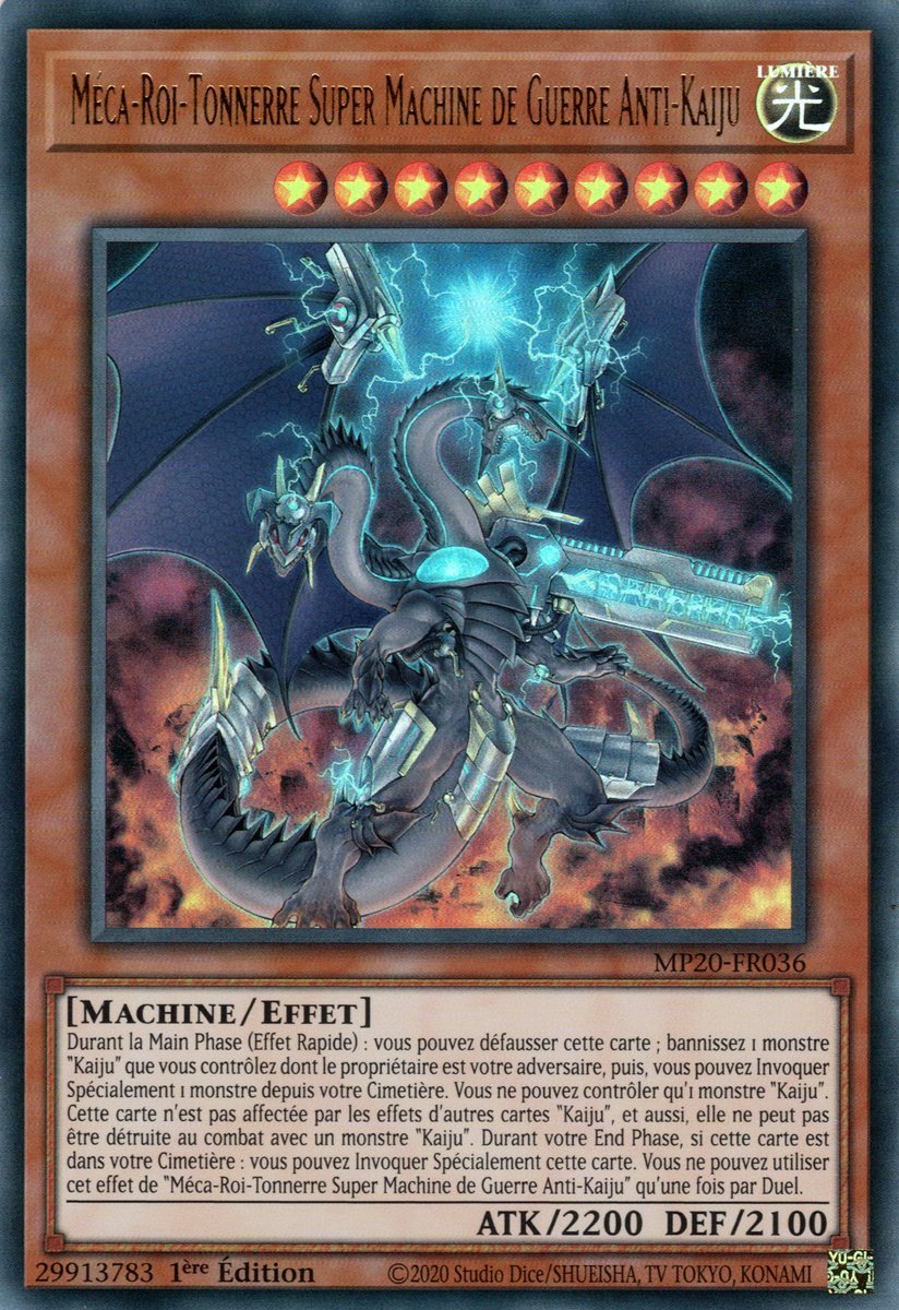 Super Anti-Kaiju War Machine Mecha-Thunder-King