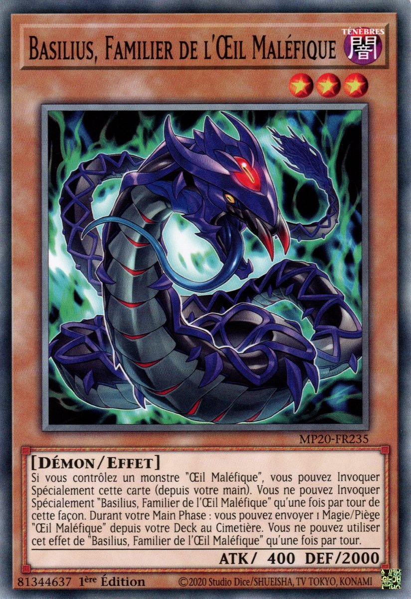 Basilius, Familiar of the Evil Eye
