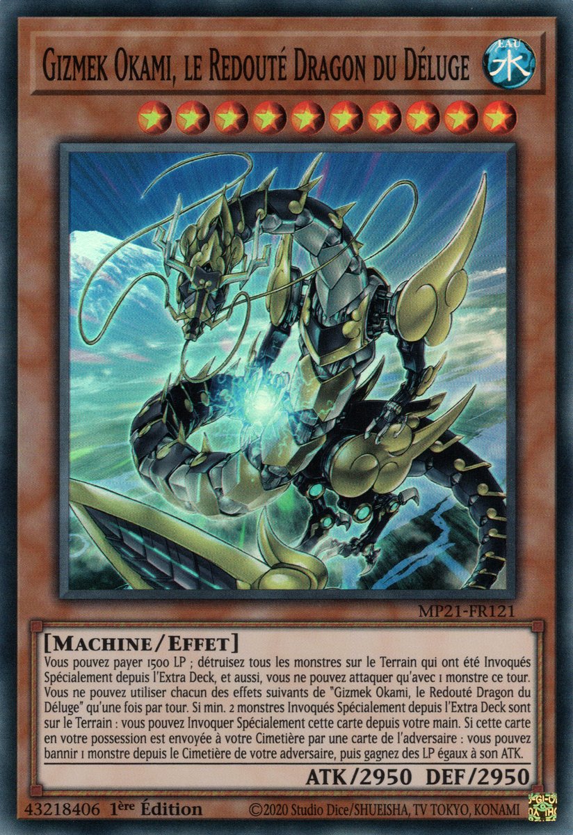 Gizmek Okami, the Dreaded Deluge Dragon
