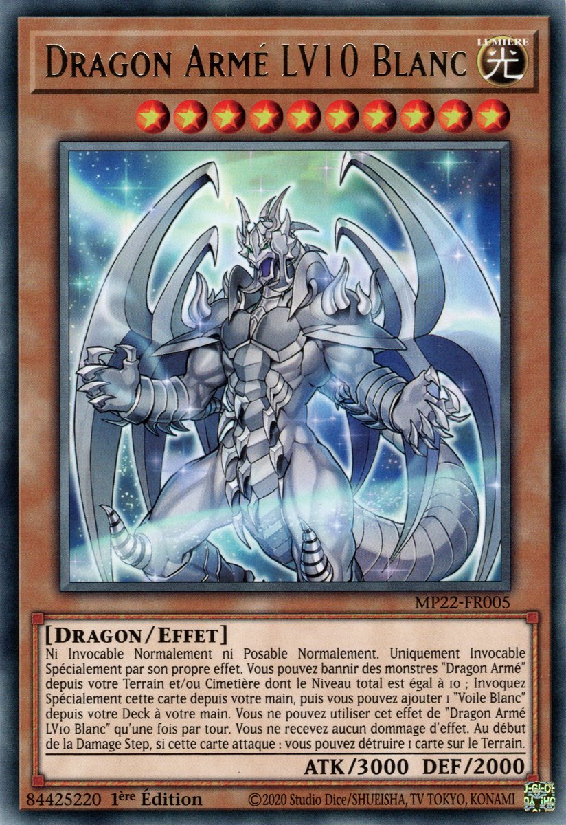 Dragon Armé LV10 Blanc