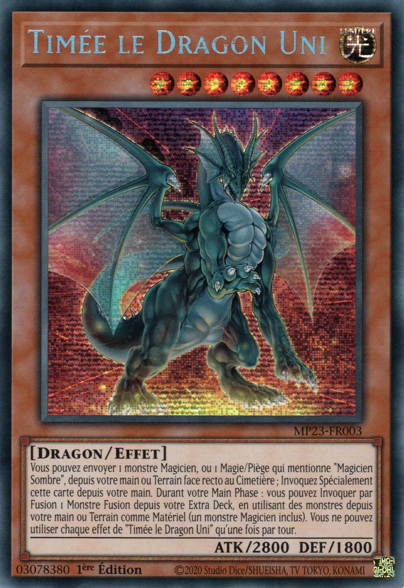 Timée le Dragon Uni