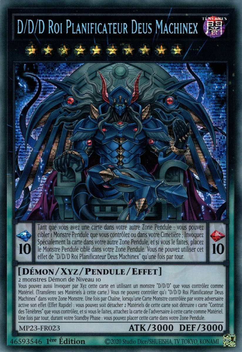 D/D/D Roi Planificateur Deus Machinex