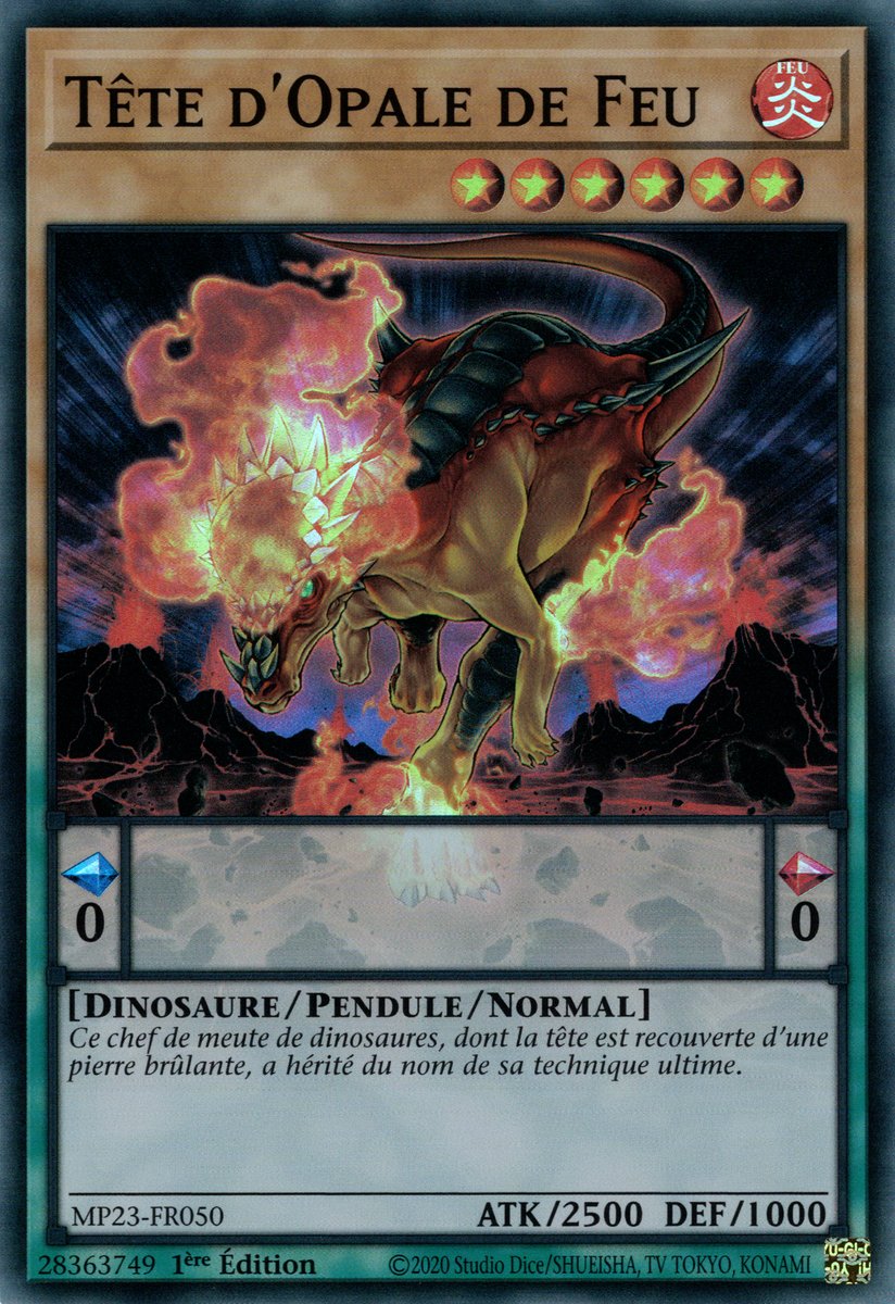 Tête d'Opale de Feu