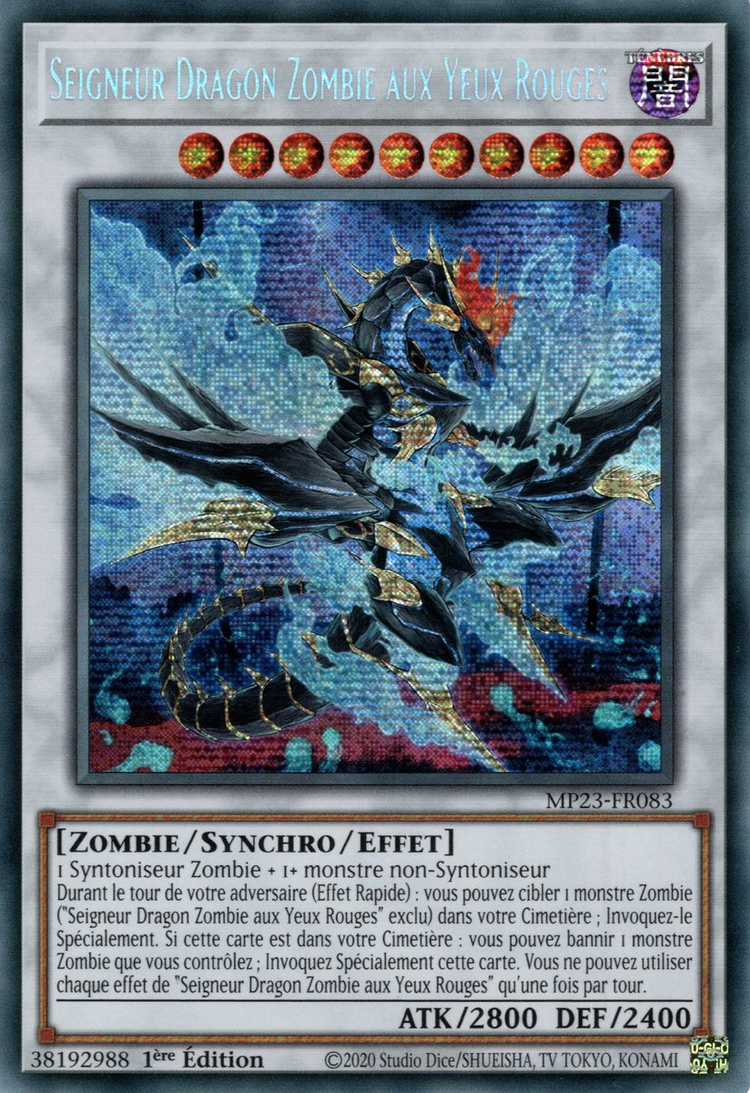 Seigneur Dragon Zombie aux Yeux Rouges