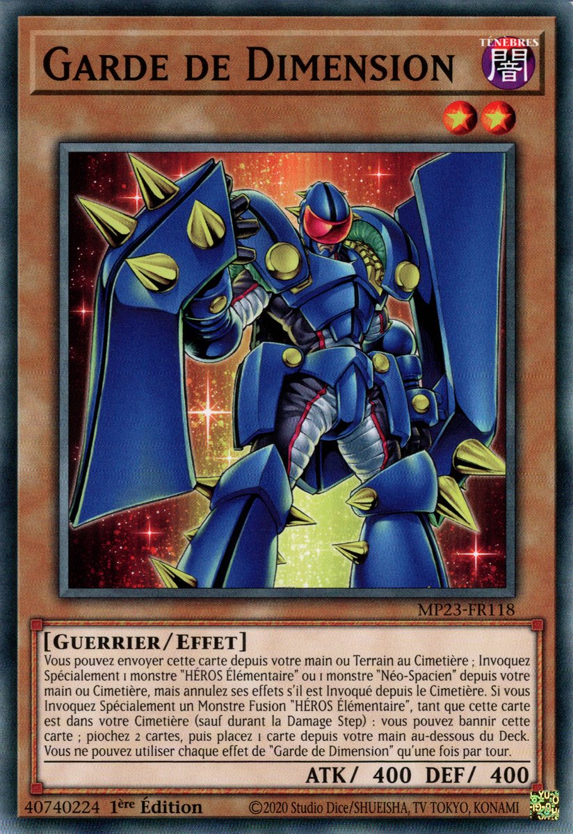 Garde de Dimension