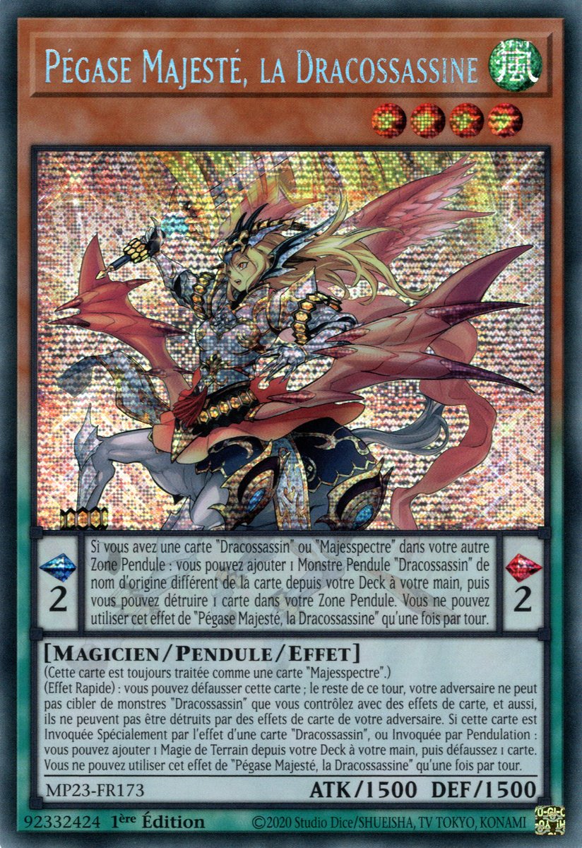 Pégase Majesté, la Dracossassine