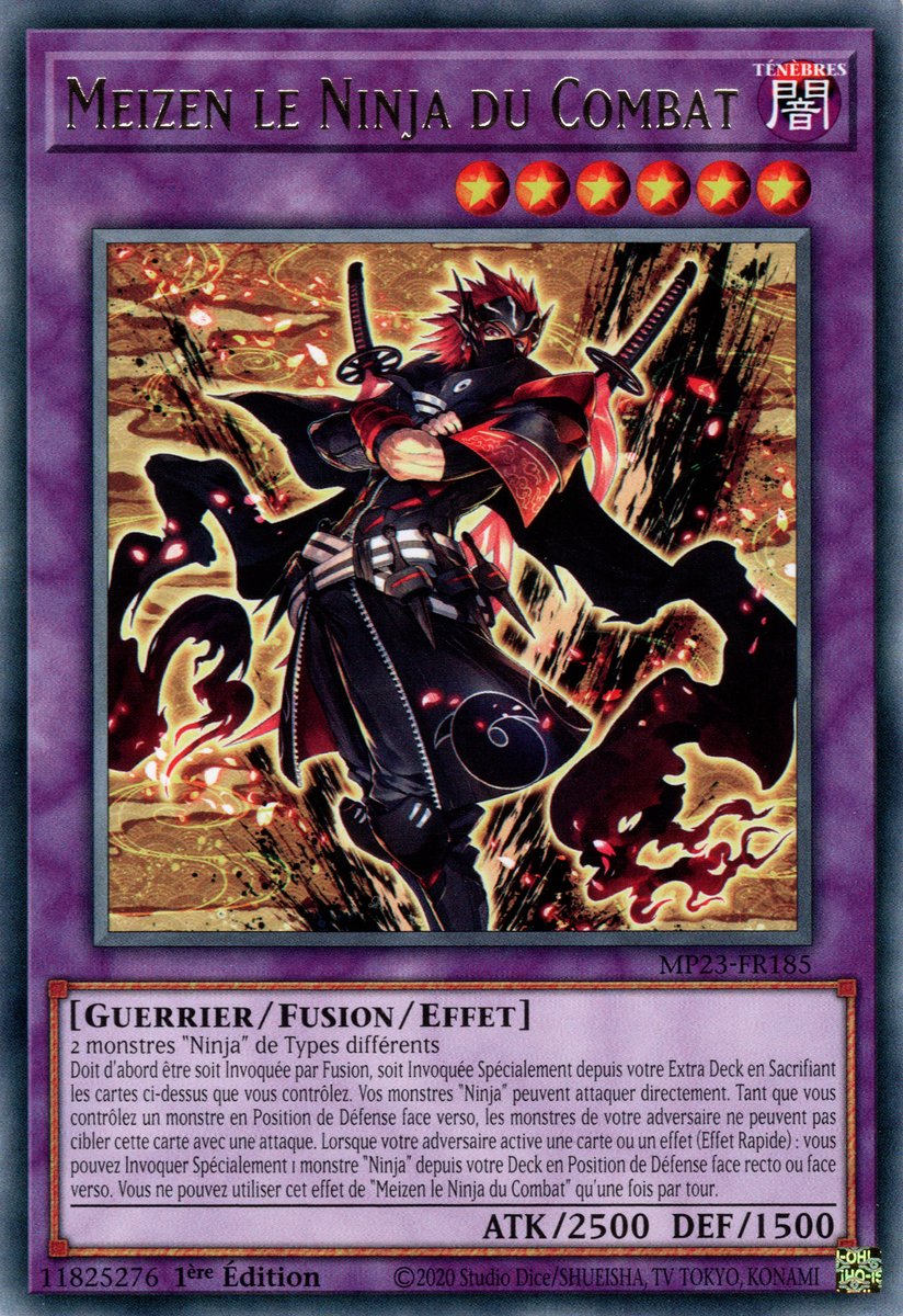 Meizen le Ninja du Combat