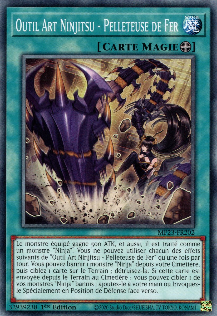 Outil Art Ninjitsu - Pelleteuse de Fer