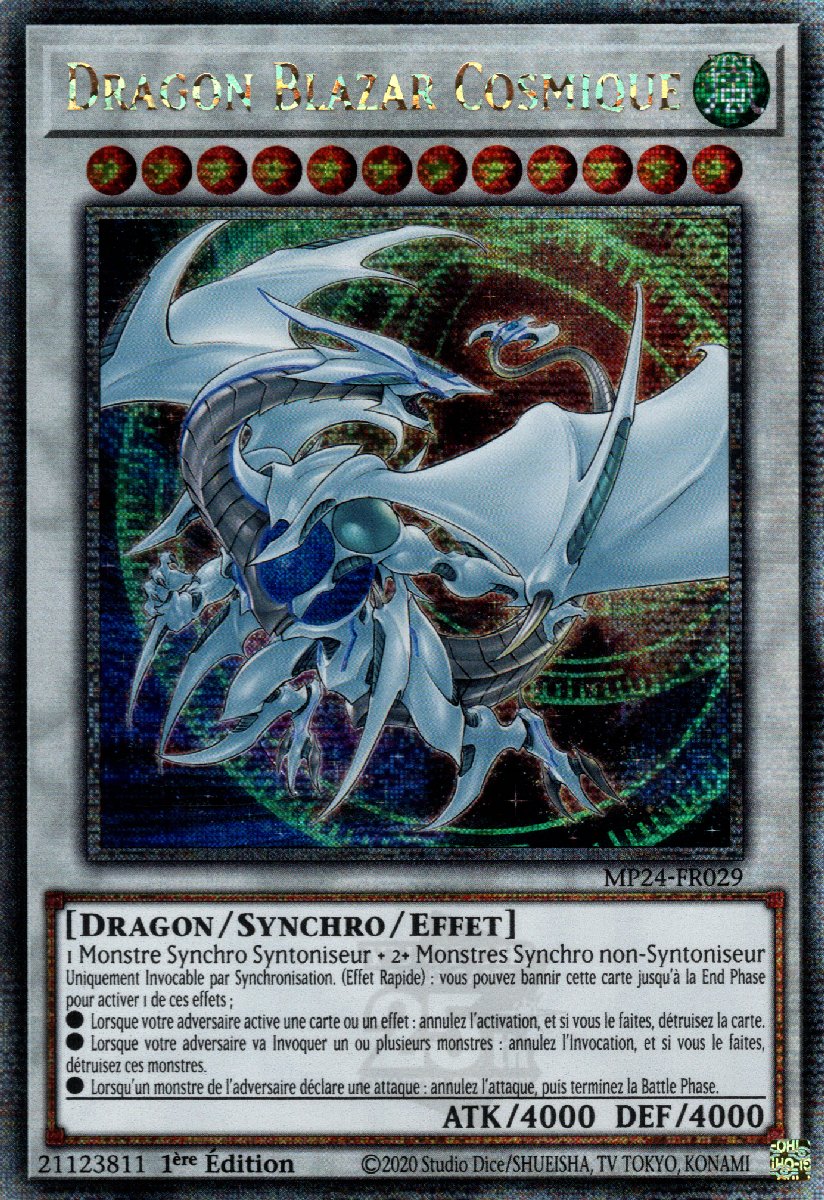 Dragon Blazar Cosmique