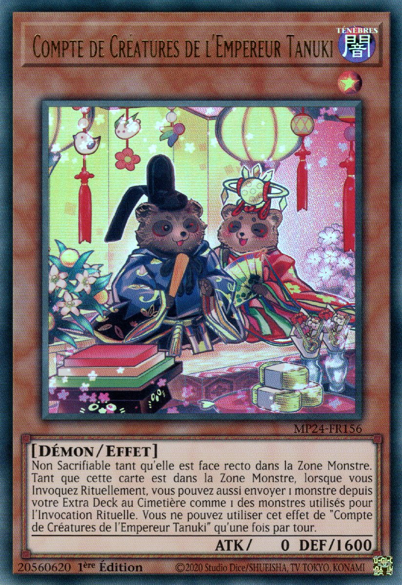 Compte de Créatures de l'Empereur Tanuki