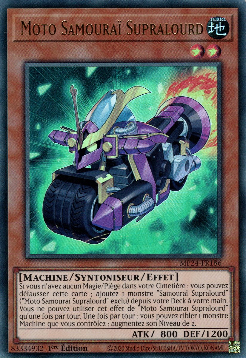 Moto Samouraï Supralourd