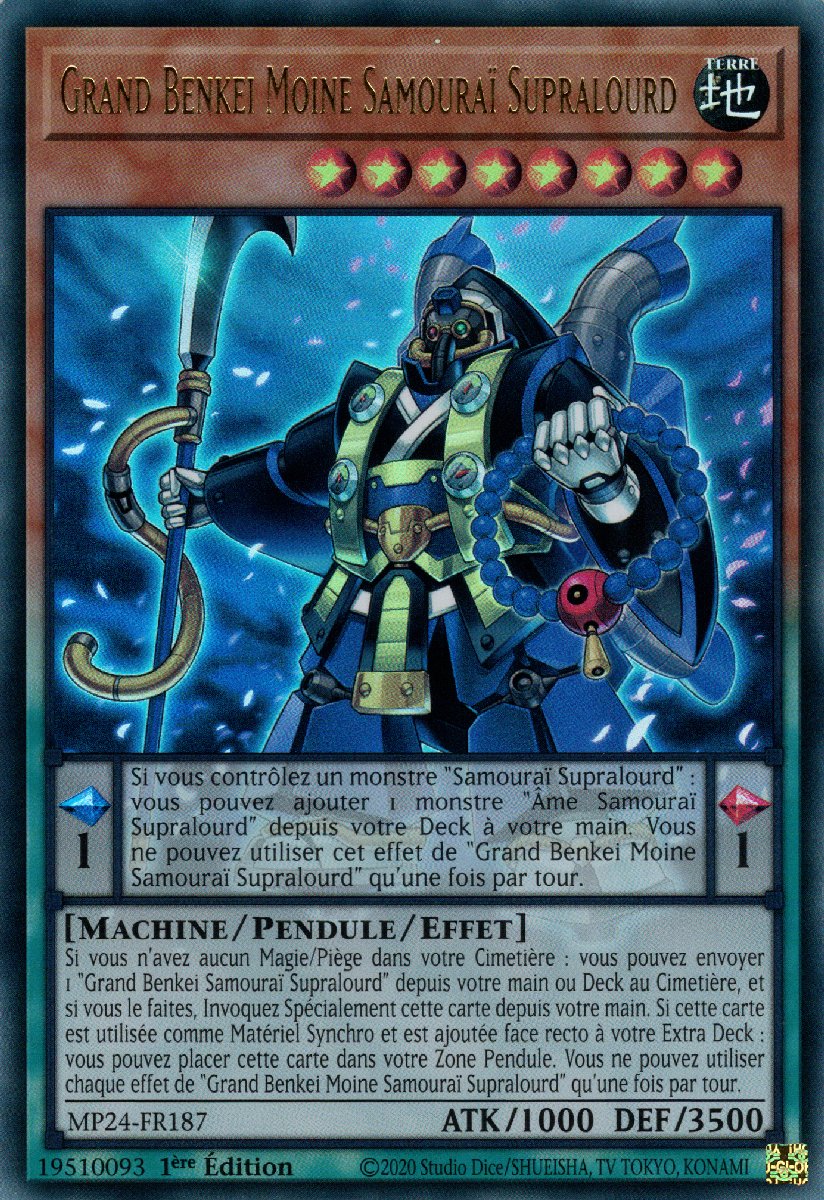 Grand Benkei Moine Samouraï Supralourd