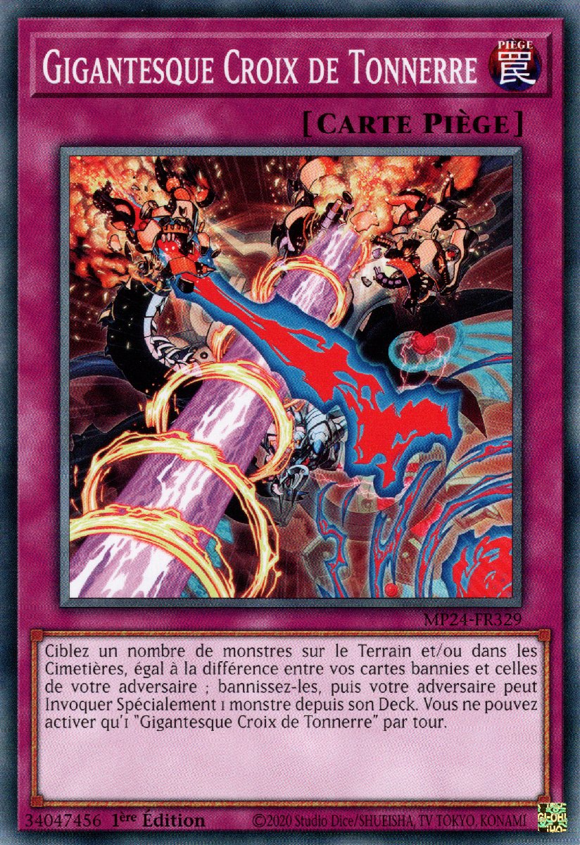 Gigantesque Croix de Tonnerre