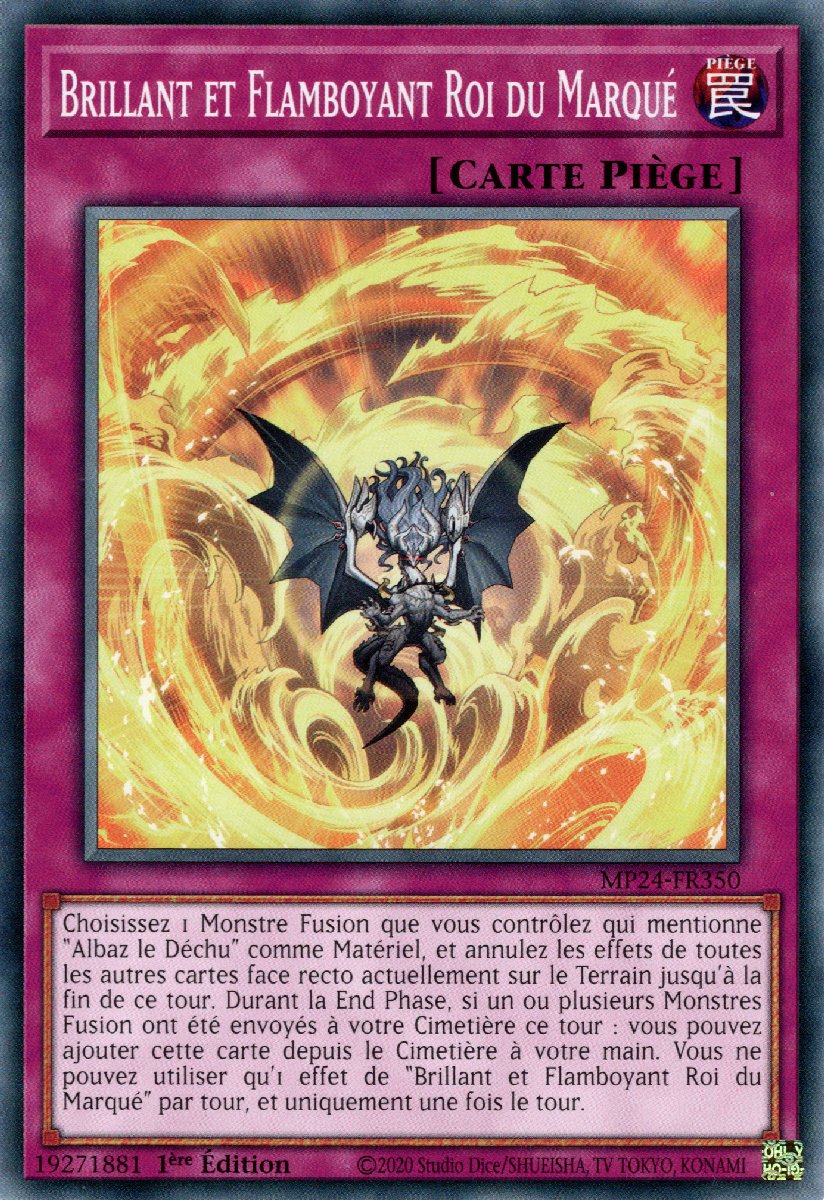 Brillant et Flamboyant Roi du Marqué