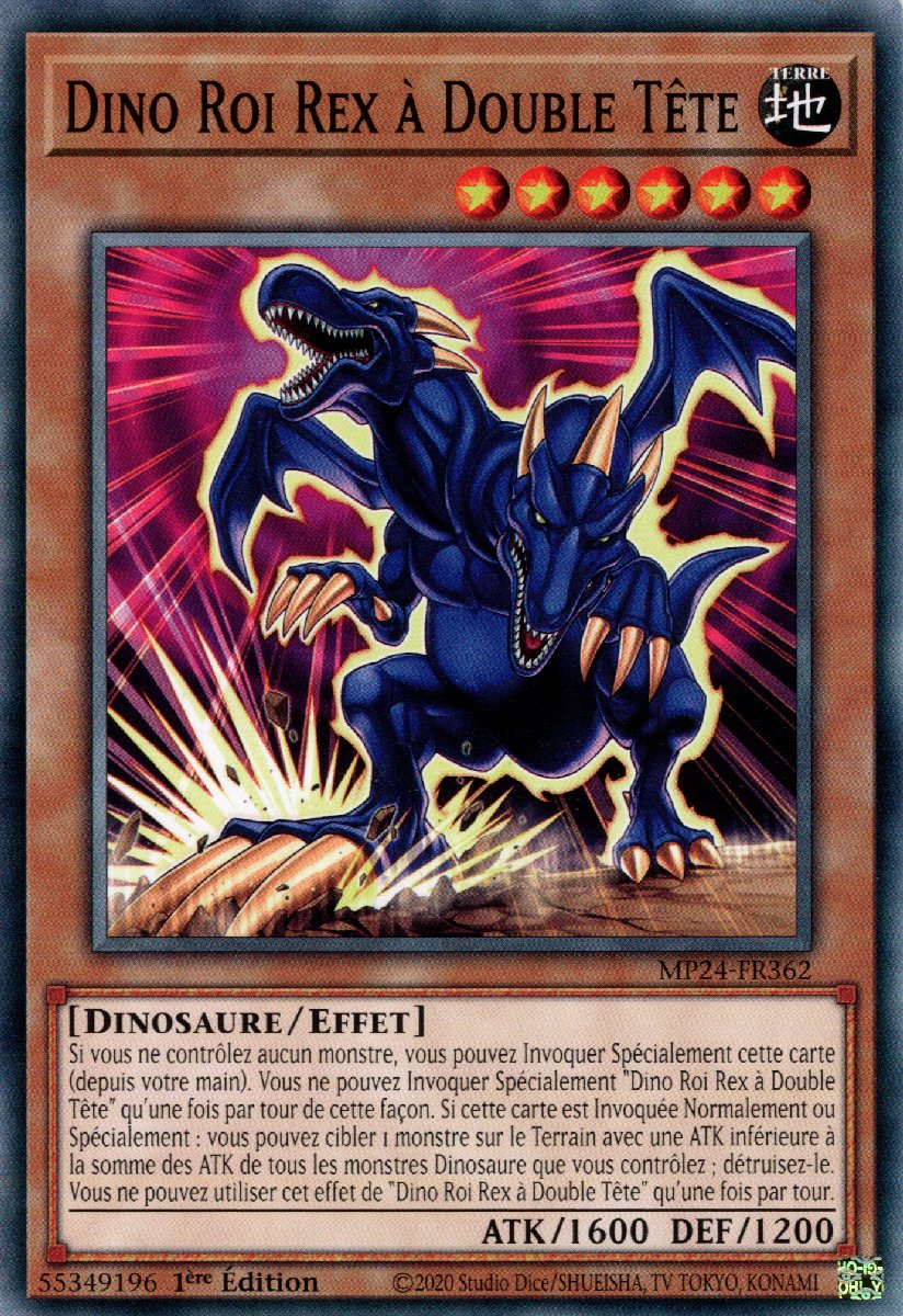 Dino Roi Rex à Double Tête