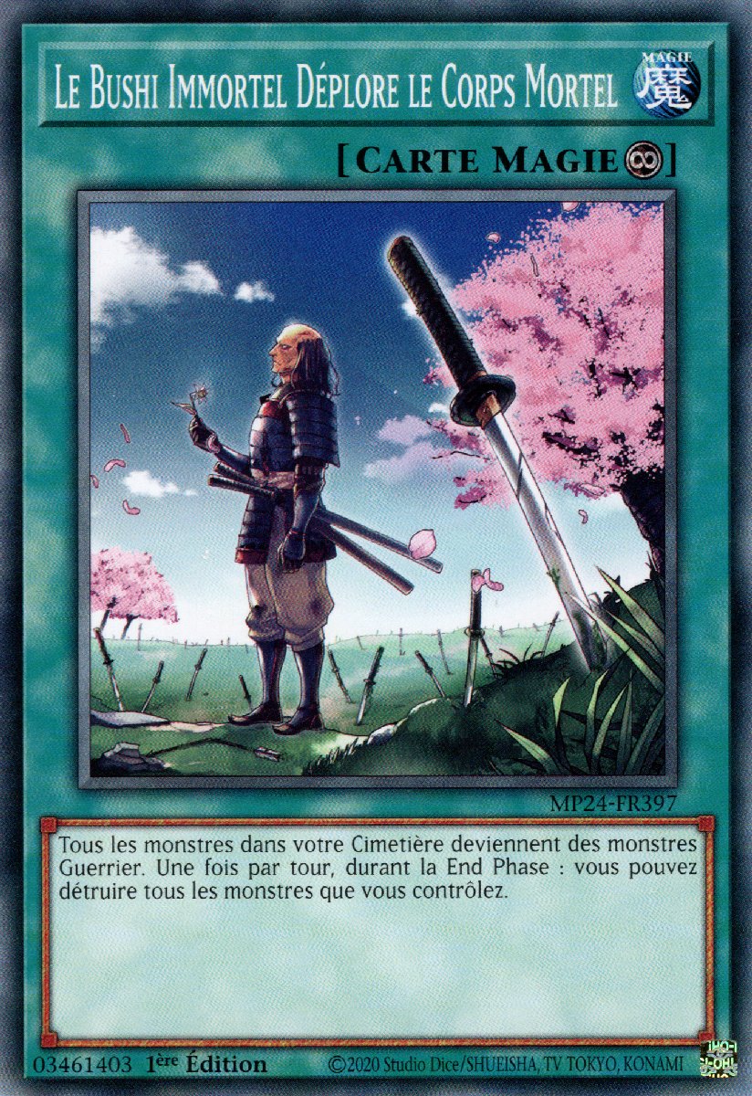 Le Bushi Immortel Déplore le Corps Mortel