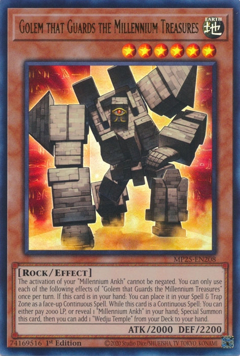 Golem that Guards the Millennium Treasures