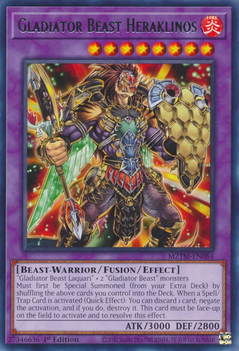 Heraklinos, Bête Gladiateur
