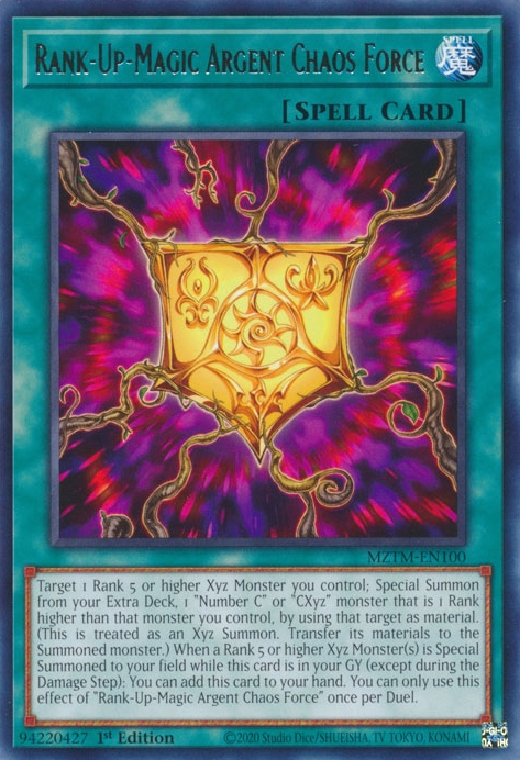 Force Chaos d'Argent Magie-Rang-Plus