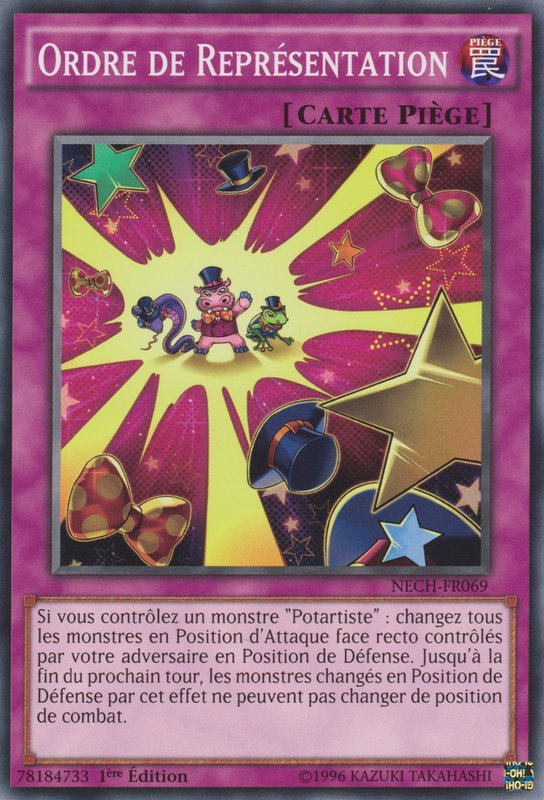 Ordre de Représentation