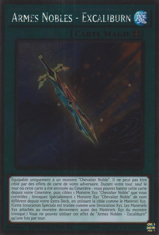 Armes Nobles - Excaliburn
