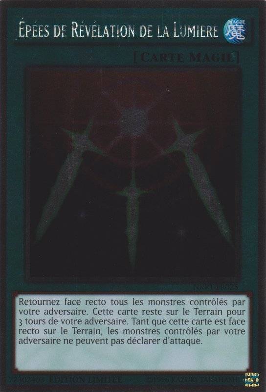 Epées de Révélation de la Lumière