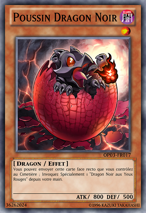 Poussin Dragon Noir
