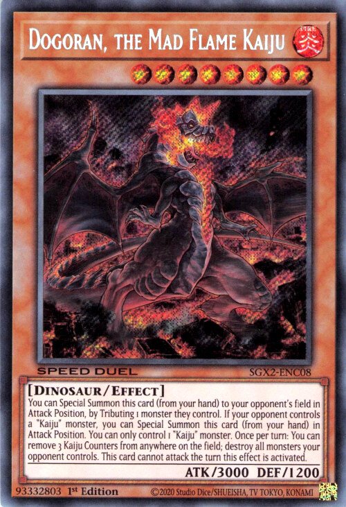 Dogoran, Kaiju des Flammes Enragées