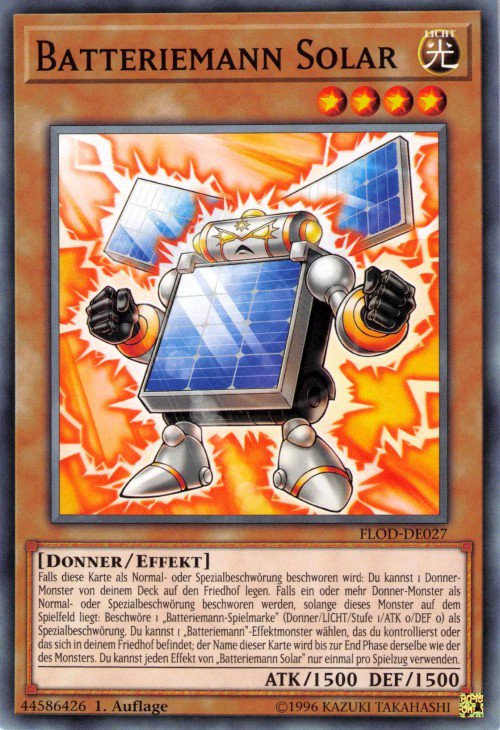 Homme-Batterie Solaire