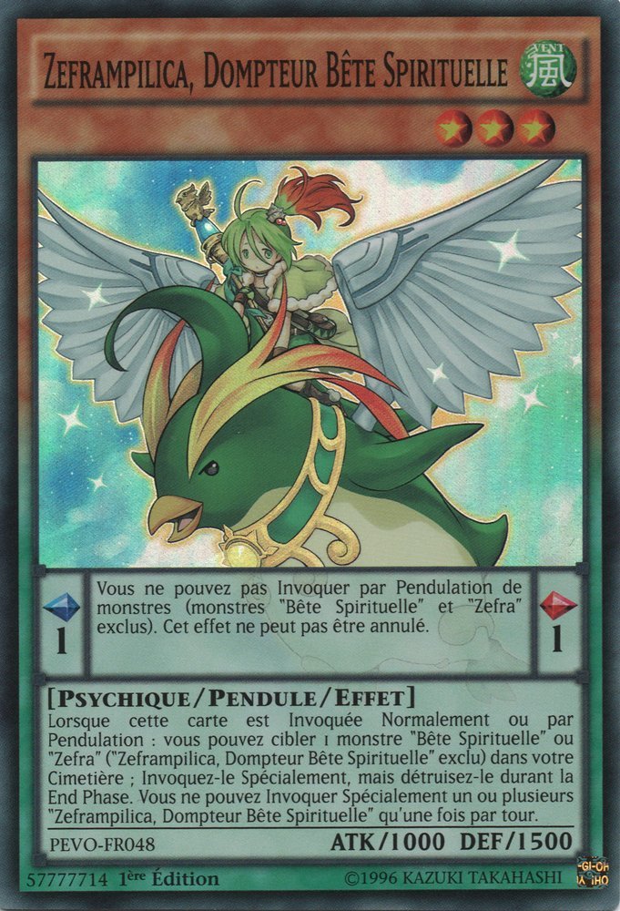 Zeframpilica, Dompteur Bête Spirituelle